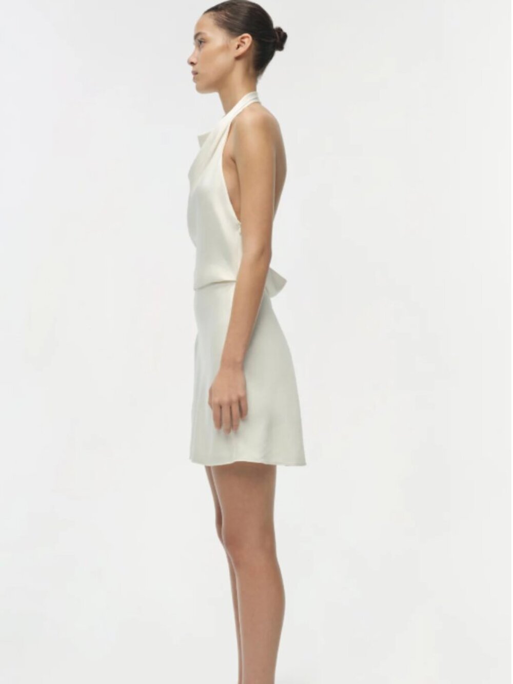Reanna Satin Mini Dress